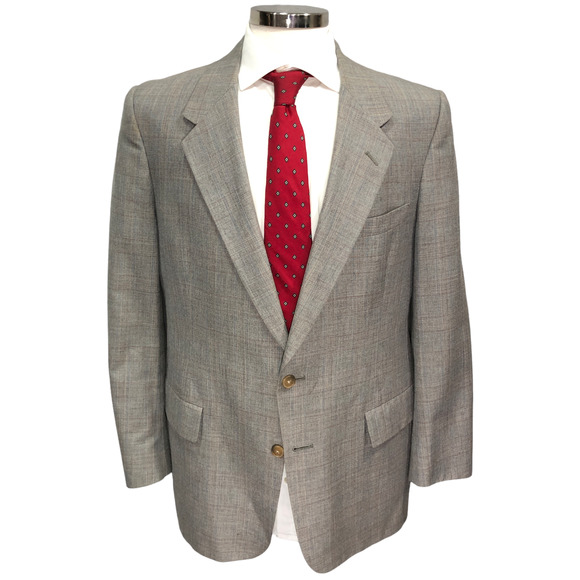 Dior | Suits & Blazers | Christian Dior Mens Size 4r Vintage Gray